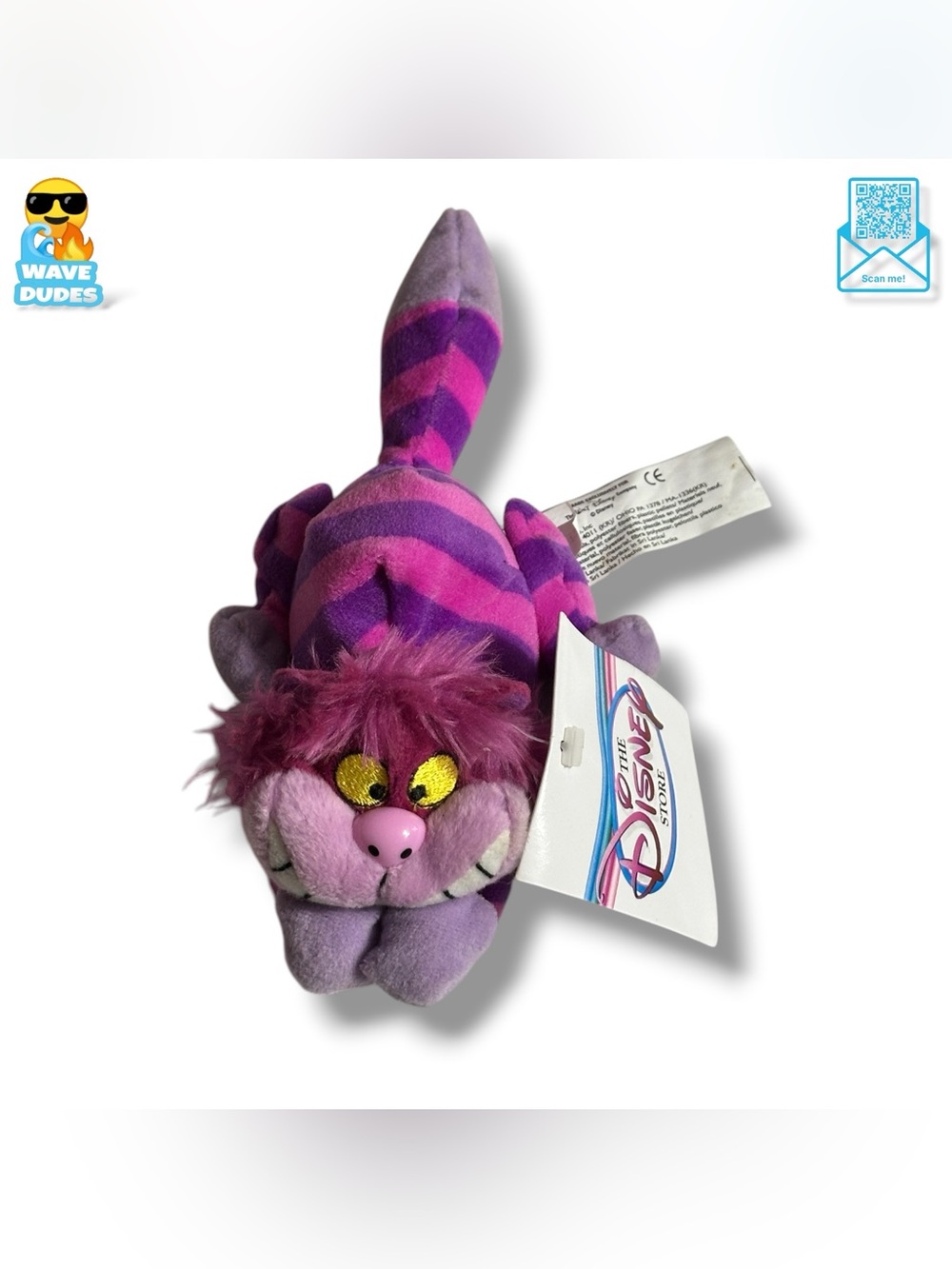 The Disney Store Alice In Wonderland Cheshire Cat Mini Plush